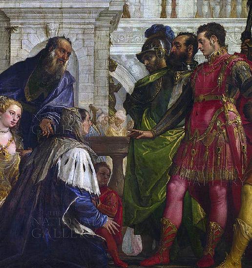 Paolo Veronese Family of persian king Darius before Alexander oil painting image